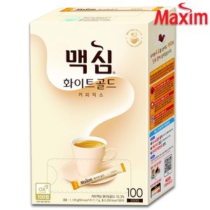 동서식품 맥심 화이트골드 커피믹스 100T /김연아커피