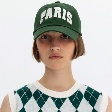 벤시몽 PARIS BIG LOGO BALL CAP - GREEN