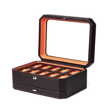 게이즈샵 WOLF  헤리티지 / 시계보관함 10구 Heritage 10pc Watch Box w/ Draw Orange 458606