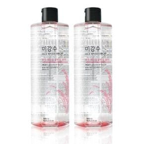 더페이스샵 미감수 브라이트 순한 페이셜 클렌징 워터 500ml 2개