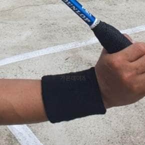 손목아대 10cm 블랙 골프손목보호대 팔목아대 여성손목보호대 얇은