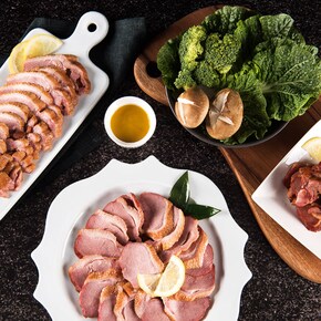 [삼호유황오리] 정읍 유황먹인 오리훈제 슬라이스 1kg