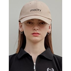 logo ballcap beige