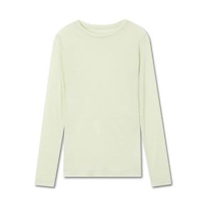 LAYERED WOOL TENCEL TOP LIME