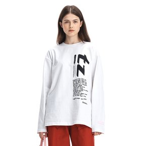 Fissure Long Sleeve Tee (White)