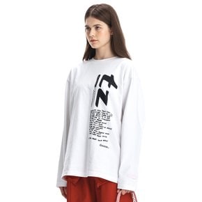 Fissure Long Sleeve Tee (White)