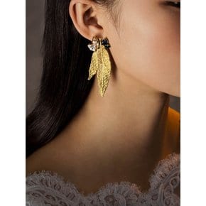 Casted Lace Long `drop` Earrings