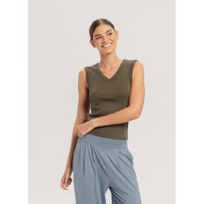 Essential V sleeveless_Crocodile (B61002ATN51_W18)