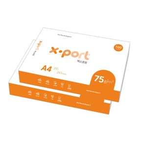엑스포트 A4용지 75g 2권(1000매) Xport(ns)[35804367]