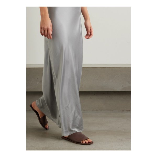 세인트 아그니 넷 서스테인 비대칭 가죽 샌들 브라운 1647597324069069