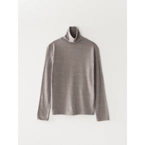 Basic turtle neck T-shirts (Mocha)