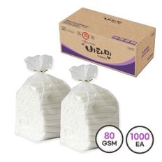  그린위생 업소용 덕용물티슈 비타민 80g 1000매