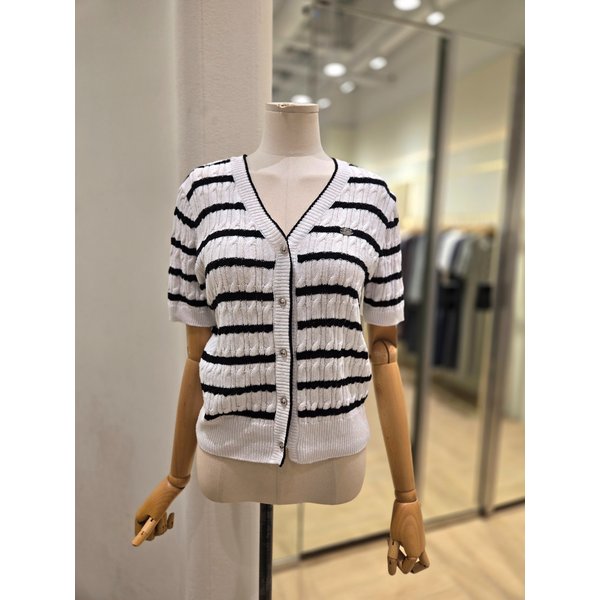 [부산점] 스트라이프 꽈배기 가디건 (PR2KG00401)