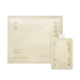 건강한약속 바른 든든한끼 다이어트 식사대용 단백질 쉐이크 곡물맛 45g, 1세트(7포입)