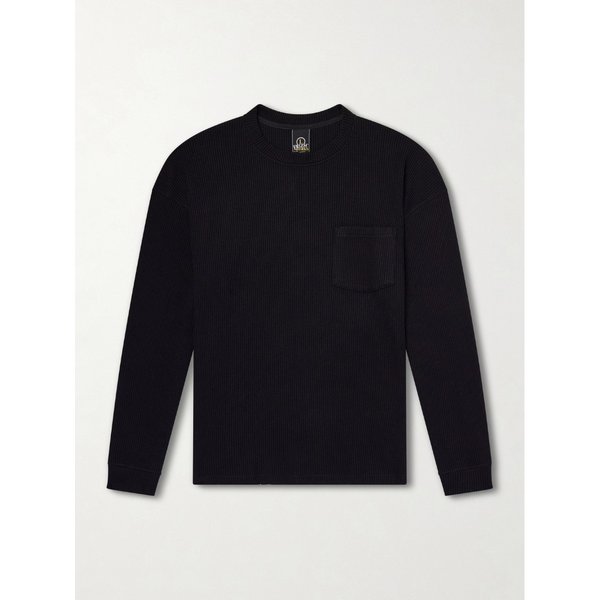 프리즘웍스 오버사이즈 와플 니트 코튼 블렌드 티셔츠 46376663163037714