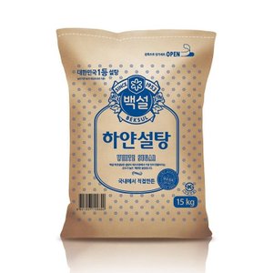 신세계라이브쇼핑 [CJ] [G] 백설 하얀설탕15kg