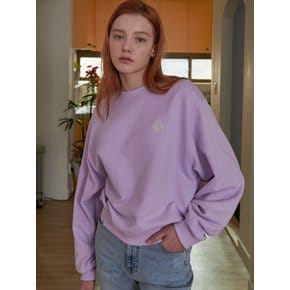 Lossy Symbol Logo Sweatshirt Purple