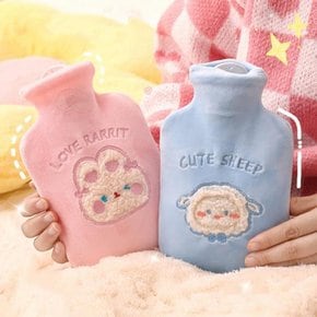 극세사 곰돌이 토끼 고양이 보온 핫 팩 인형 미니 온 찜질 핫팩 350ml