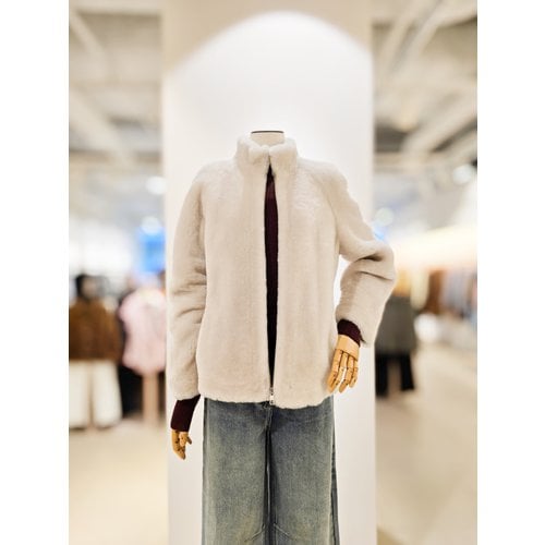 [파주점] 하이넥 집업 양털 무스탕 점퍼 CSCBFSM61
