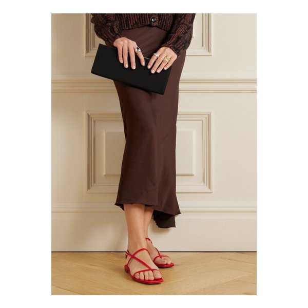 에이디 엘라 가죽 슬링백 샌들 레드 1647597351811617