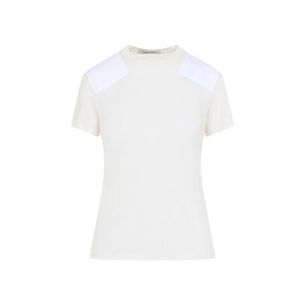 확대된 대표 피비 파일로 반팔 티셔츠 ET115CO3128 104IV WHITE