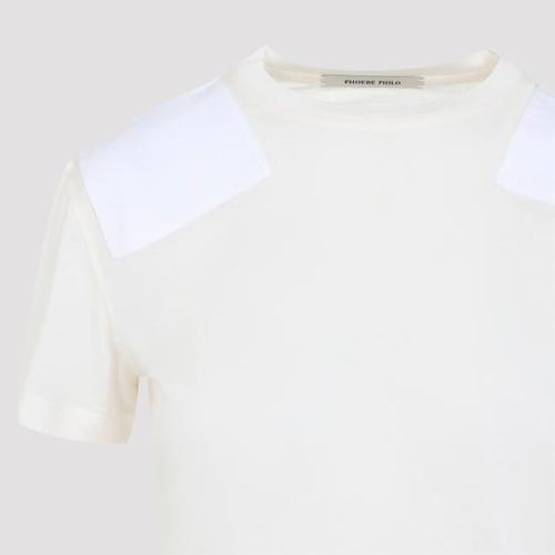 피비 파일로 반팔 티셔츠 ET115CO3128 104IV WHITE