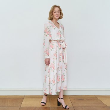 제이올 LORA MAXI WRAP DRESS