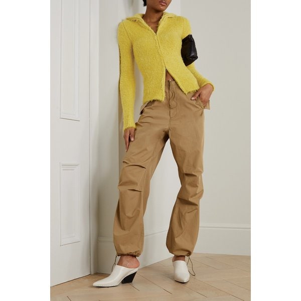 파미나 브러시드 코튼 혼방 가디건 옐로 1647597289953366