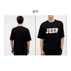 Jeep 지프 남여공용 빅로고 루즈핏 지프 반팔티6_JO2TSU1066SG