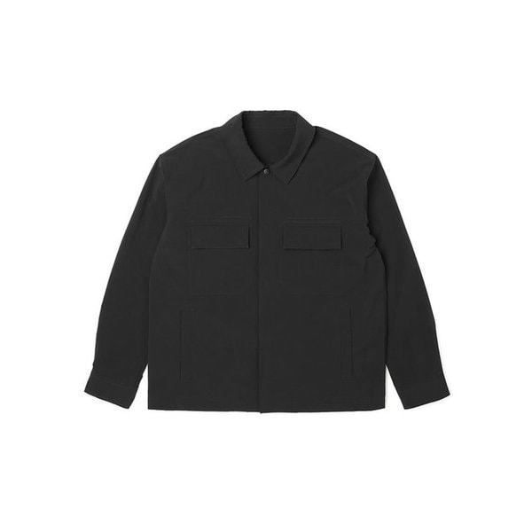 남성 투포켓 변형 화섬 셔켓 (BLACK) (HA3LS04-39)