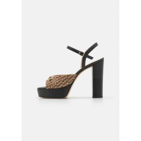 4351404 AIGNER LOU - Platform sandals black/fango