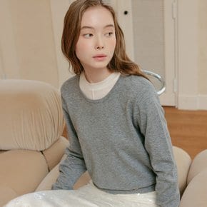 티나 베이직 라운드 니트 / TINA BASIC ROUND KNIT_3colors