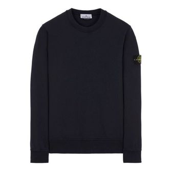 스톤아일랜드 스톤아일랜드 63051 Cotton Fleece Sweatshirt (101563051 A0020) (가먼트다잉 배