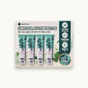 뉴플러스 화이트 치약 160g X 4개