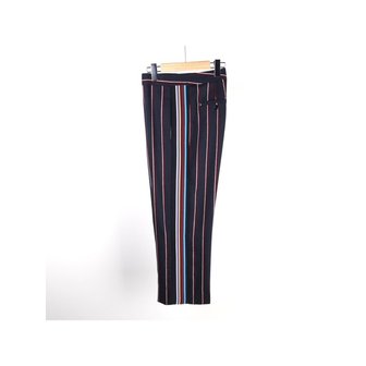 막스마라 [스포트막스] SPORTMAX 핀스트라이프 크롭 슬랙스 네이비 GLEBA