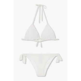 EMPORIO ARMANI 여성 트라이앵글 탑 브리프 바텀 비키니 세트 0825120501000