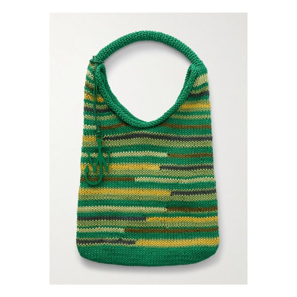 스트라이프 코튼 토트 그린 46376663162878795