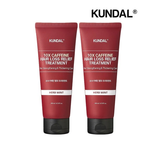 카페인 탈모 트리트먼트 허브민트 200ml x2개