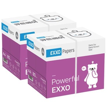 엑소 큐트베어 A4 복사용지 80g 2BOX 5000매