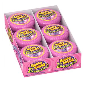  [해외직구]후바부바 어썸 오리지널 버블테이프 껌 56g 12입 Hubba Bubba Bubble Tape Gum Awesome Original 2oz