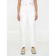 Womens Pants 729179_XDB9V_9011 WHITE