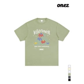 원즈 OZ 반팔티 WILDFLOWER (OZ242) 연카키