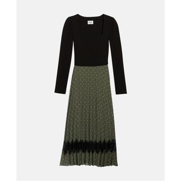 CLAUDIE PIERLOT 끌로디피에로 - 맥시 원피스 Dark Green CFPRO01725