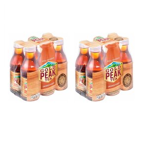 [해외직구]골드피크 언스위턴드 아이스티 500ml 6입 2팩/ Gold Peak Iced Tea Unsweet 16.9oz