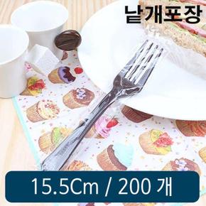 일회용 포크대 A 15.5Cm 갈색 개별포장 200개 (S8505964)