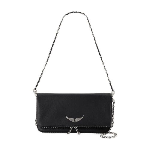 [해외배송] 락 크로스바디 ZADIG VOLTAIRE 레더 블랙 LWBA00002-011 B0731494669
