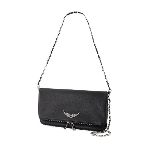 [해외배송] 락 크로스바디 ZADIG VOLTAIRE 레더 블랙 LWBA00002-011 B0731494669