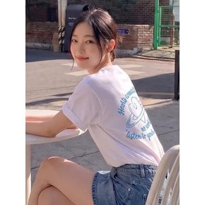 [2컬러] 하트 스페이스 반팔 티셔츠