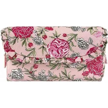  영국 캐스키드슨 파우치 Cath Kidston Winding Rose Beauty Travel Organiser Roll Case Bag in