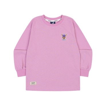 캉골키즈 뉴 심볼 패치 티셔츠 QC 0006 라벤더 (AQCCRT00061LA)